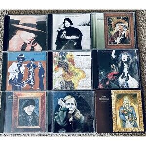 Joni Mitchell CD Lot of 9 – Dog Dog, Hejira Albums 1973 - 2004 + 7 More